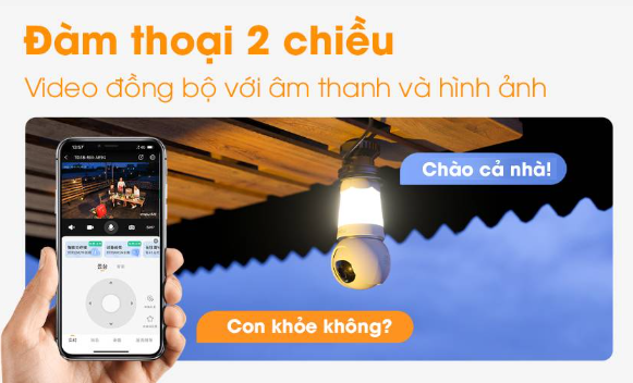 Camera bóng đèn Imou, camera ngụy trang Imou độ phân giải 2K 3MP + Thẻ nhớ 64gb4